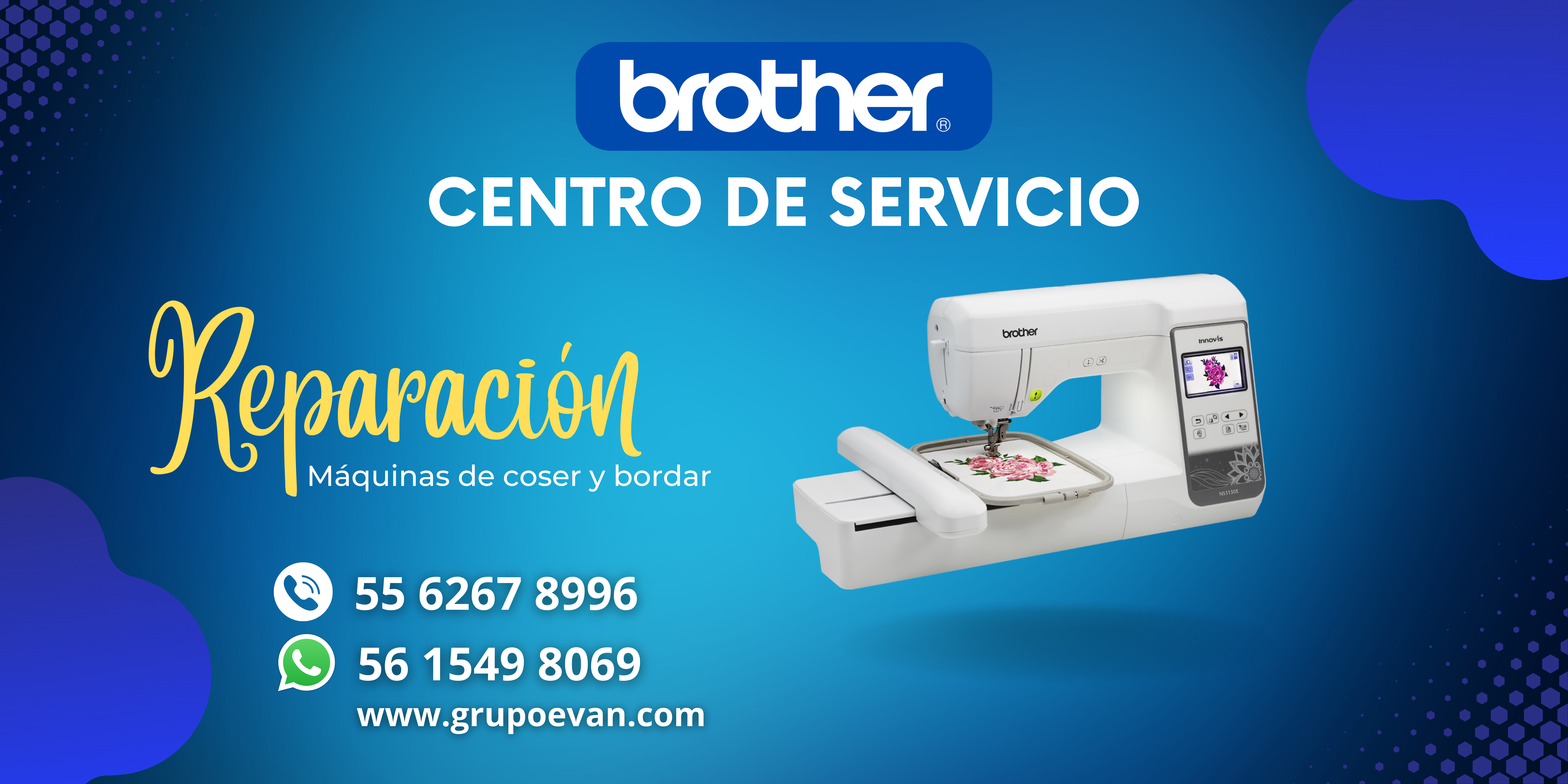 Centro de Servicio Brother & Janome - Reparación de máquinas de coser e  impresoras